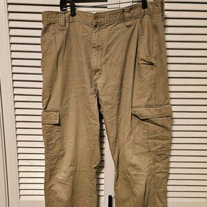 Wrangler brown cargo work pants, 36x32